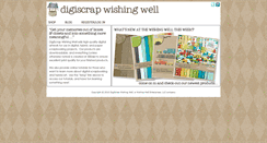Desktop Screenshot of digiscrapwishingwell.com